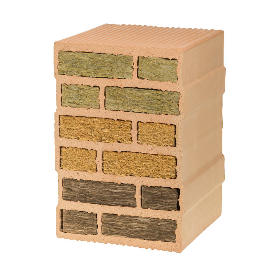 25 cm Kalınlıkta Camyünü Yalıtımlı Sandviç Tuğla