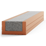 18,5 cm - 20 cm ve Arası Kalınlıklarda Yalıtım Tabakalı Teçhizatlı Tuğla Lentolar