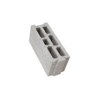 Çavuşoğlu Bims - 15’lik Bims Blok - İki Sıra Boşluklu - 150 x 390 x 185 mm Ebatlarında Bims Beton Duvar Bloğu