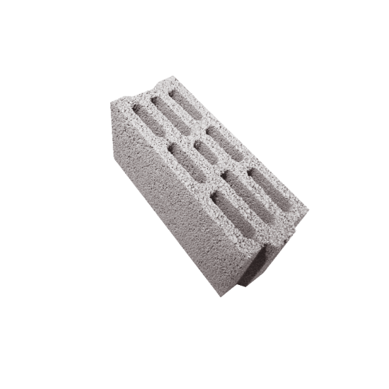 Çavuşoğlu Bims - 15’lik Bims Blok - Üç Sıra Boşluklu - 150 x 390 x 185 mm Ebatlarında Bims Beton Duvar Bloğu