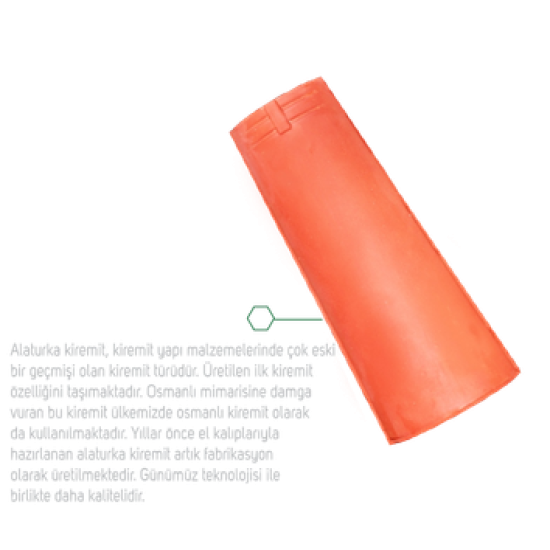 Zümrüt Kiremit Tuğla - Alaturka Kiremit