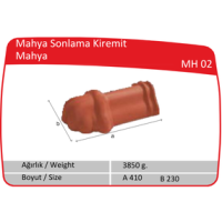 Çenesizler Toprak - Kiremit Tuğla - Mahya Sonlama Kiremit