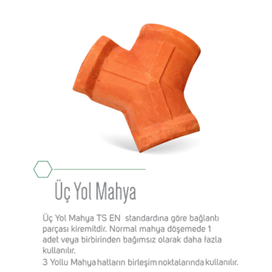 Zümrüt Kiremit Tuğla - Üç Mahya Kiremit