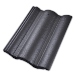 Kenetlenebilen Demir Oksit Boyalı Üzeri Renkli Sırlı Perlitli Beton Kiremit