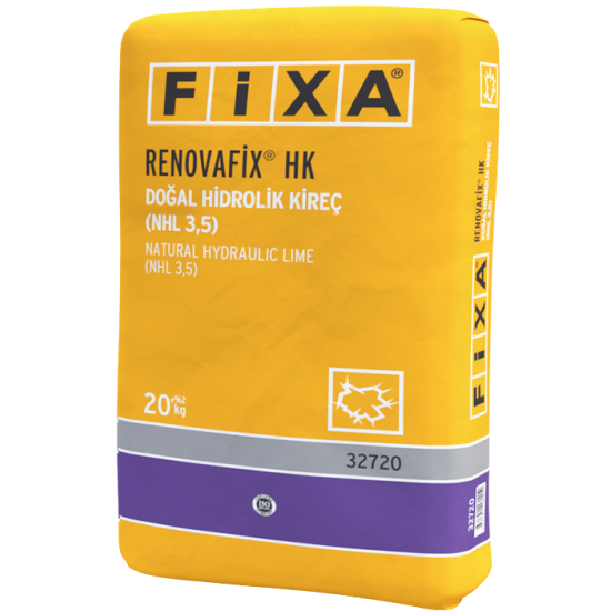 Fixa Yapı Kimyasalları - Renovafix Hk - Doğal Hidrolik Kireç (Nhl 3,5)