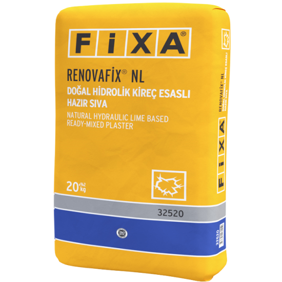 Fixa Yapı Kimyasalları - Renovafix Nl - Doğal Hidrolik Kireç Esaslı Hazır Sıva