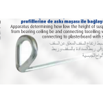 All Alçı - Askı Teli - (Uzunluk: 60 cm)