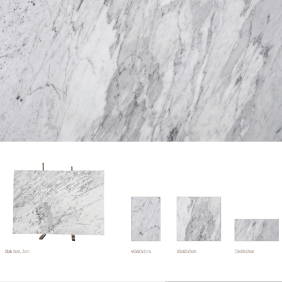 Sesemar Mermer - Pietra Arabesco - Muğla Gri Mermer