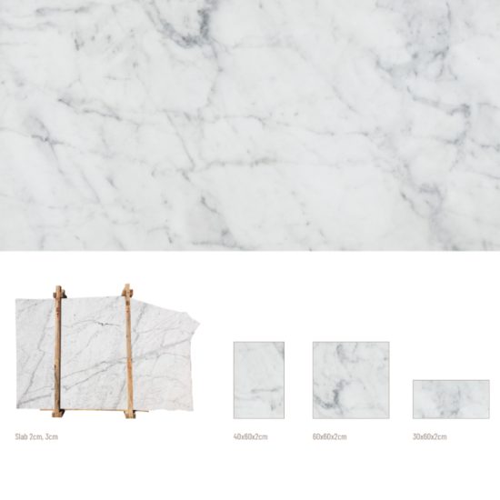 Sesemar Mermer - Bianco Estralla - Muğla Beyaz Mermer