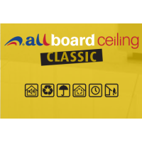 All Alçı - Allboard Ceiling Classic - Klasik Alçı Levha (Kalınlık: 9,5 mm) (Tip: A)