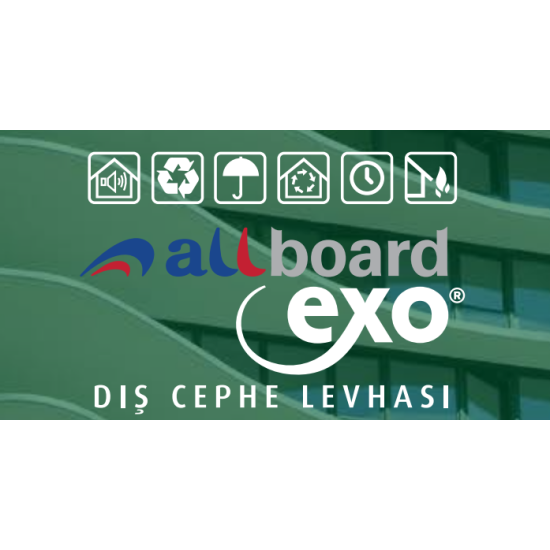 All Alçı - Allboard Exo - Dış Cephe Levhası (Kalınlık: 12,5mm) (Tip: GM-FH1R)