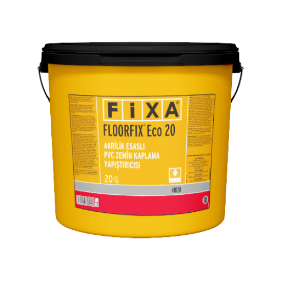 Fixa Yapı Kimyasalları - Floorfix Eco 20 - Akrilik Esaslı Pvc Zemin Kaplama Yapıştırıcısı