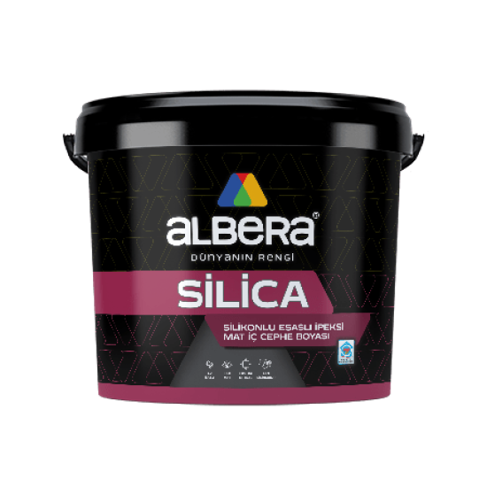 Albera Boya - Silica - Silikon Esaslı İpeksi Mat İç Cephe Boyası