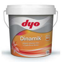 Dyo Boya - Dinamik Mat - Silikonlu Silinebilir Mat İç Cephe Duvar Boyası