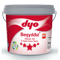 Dyo Boya - Beşyıldız Silikonlu Mat - Silikonlu Mat İç Cephe Duvar Boyası