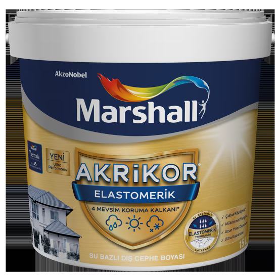 Marshall Boya - Akrikor Elastomerik - Dış Cephe Yalıtım Boyası