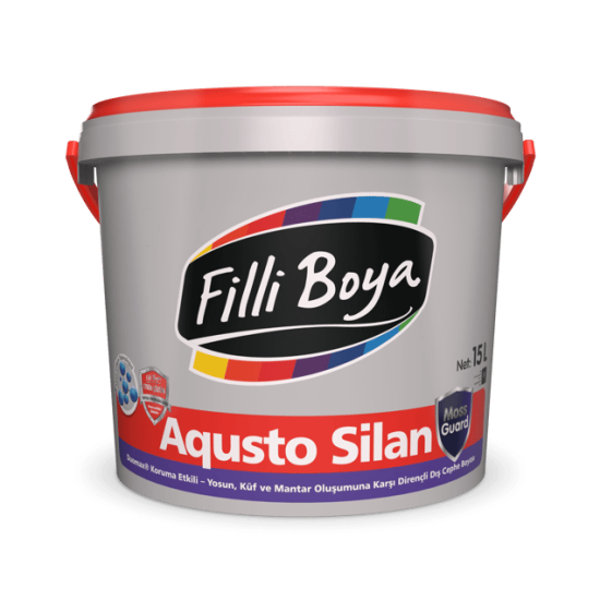 Filli Boya - Aqusto Silan Moss Guard - Yosun, Küf ve Mantar Oluşumuna Karşı Dirençli Dış Cephe Boyası