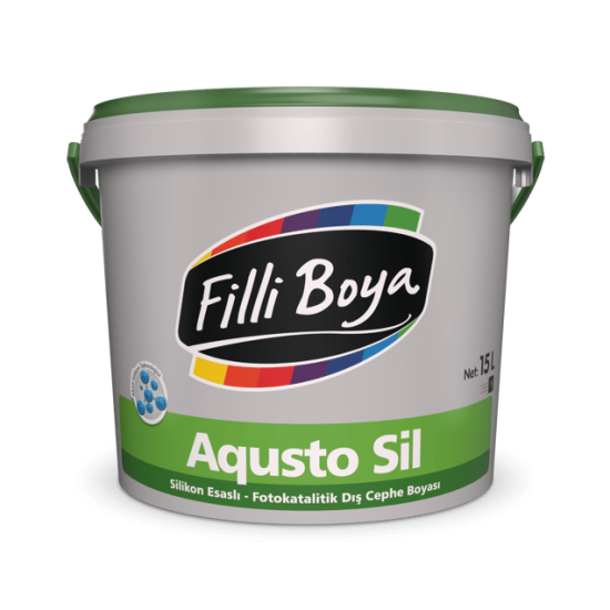 Filli Boya - Aqusto Sil - Silikon Esaslı Fotokatalitik Dış Cephe Boyası