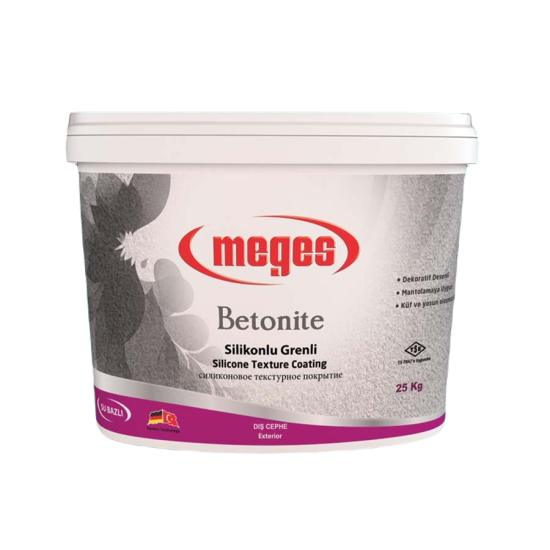 Meges Boya - Betonite Silikonlu Grenli Boya