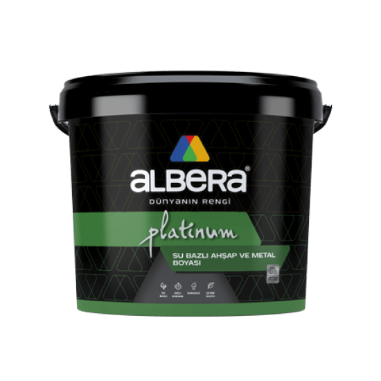 Albera Boya - Platinum Su Bazlı Ahşap ve Metal Boyası - Su Bazlı Ahşap ve Metal Boyası
