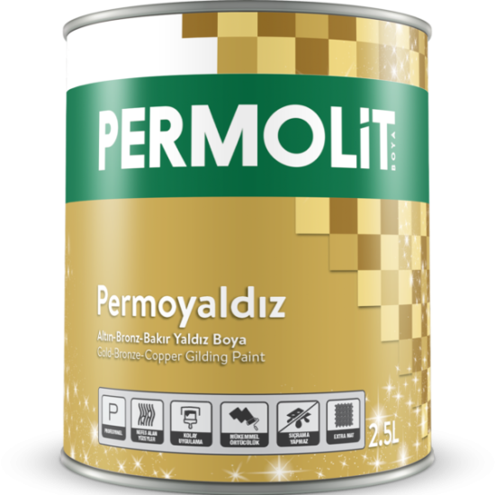 Permolit - Permoyaldız Altın Bronz Bakır Yaldız Boya