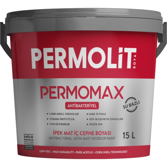 Permolit - Permomax Antibakteriyel İpek Mat İç Cephe Boyası