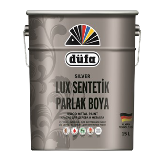 Düfa - Silver Lux Sentetik Parlak Boya - Dekoratif Son Kat Boyası