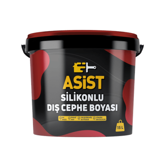 Albera Boya - Asist Silikonlu Dış Cephe Boyası - Silikonlu Dış Cephe Boyası