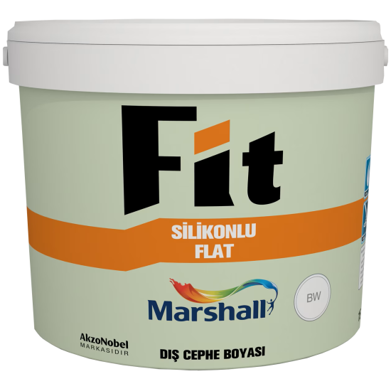 Marshall Boya - Fit Silikonlu Flat - Dış Cephe Duvar Boyası