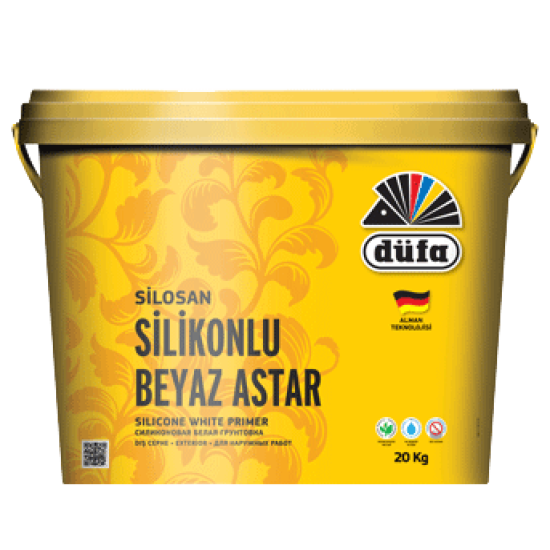 Düfa - Silosan Silikonlu Beyaz Astar - Dolgulu Dış Cephe Astarı