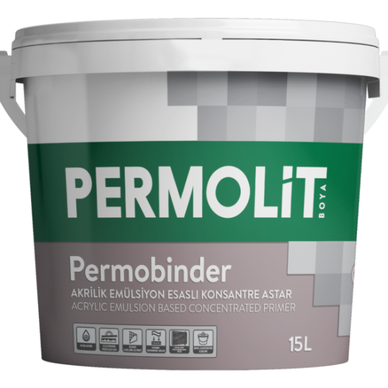 Permolit - Permobinder Akrilik Emülsiyon Esaslı Konsantre Astar