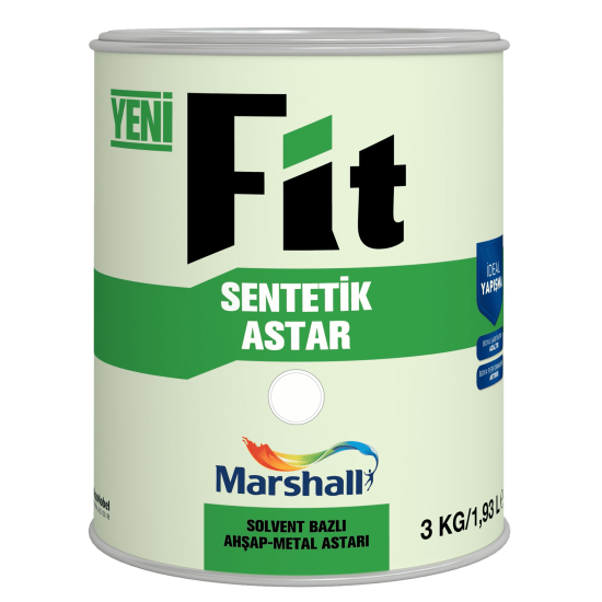 Marshall Boya - Fit Sentetik Astar - Solvent Bazlı Ahşap-Metal Astarı Marshall Boya - Fit Sentetik Astar - Solvent Bazlı Ahşap-Metal Astarı