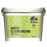 DÜFA - İÇ CEPHE AKRİLİK MACUN - İç Cephe Macunu DÜFA - İÇ CEPHE AKRİLİK MACUN - İç Cephe Macunu