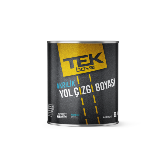 TEK BOYA - Akrilik Yol Çizgi Boyası