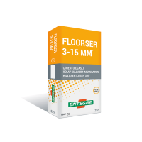 Entegre - Floorser (3-15mm) - Çimento Esaslı Hazır Kendiliğinden Yayılabilen Tesviye Şapı