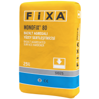 Fixa Yapı Kimyasalları - Monofix 80 (Renk : Gri) - Bazalt Agregalı Yüzey Sertleştiricisi