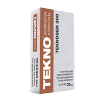 Tekno Yapı Kimyasalları - Teknoser 300 - Korund Agregalı Kırmızı Renkte Yüzey Sertleştirici