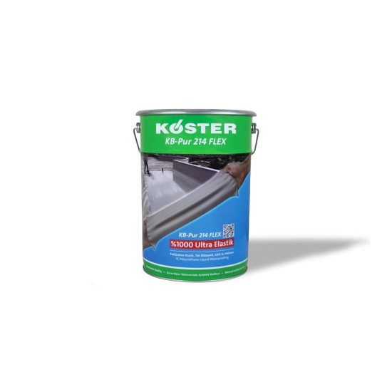 Köster - KB-Pur 214 Flex - %1000 Ultra Elastik Poliüretan 1K Likit Su Yalıtımı