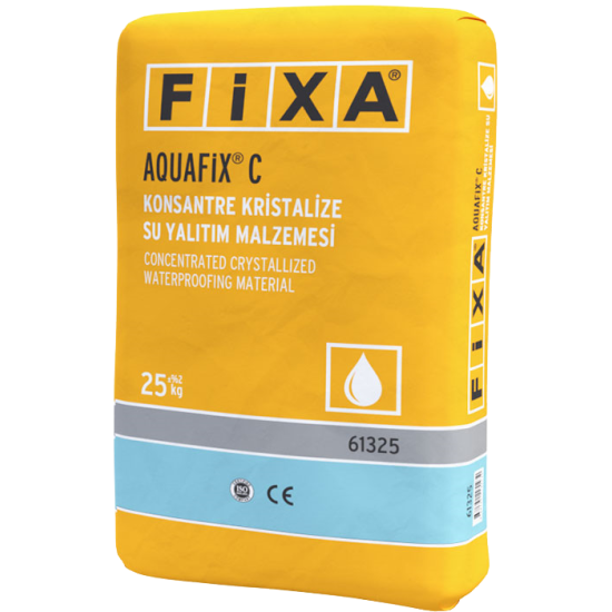 Fixa Yapı Kimyasalları - Aquafix C - Konsantre Kristalize Su Yalıtım Malzemesi