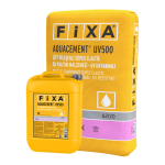 Fixa Yapı Kimyasalları - Aquacement Uv500 - Çift Bileşenli Süper Elastik Su Yalıtım Malzemesi - Uv Dayanımlı (Beyaz)