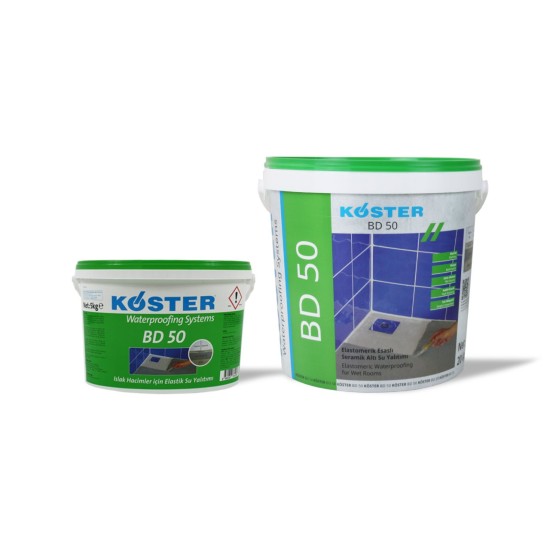 Köster - BD 50 - Islak Hacimler için Elastomerik Su Yalıtımı