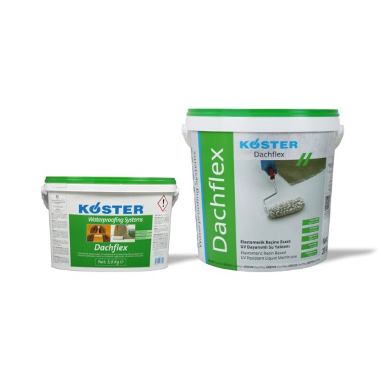 Köster - Dachflex - Elastomerik Reçine Esaslı UV Dayanımlı Likit Membran