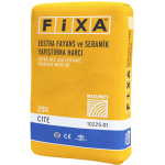 Fixa Yapı Kimyasalları - Fixa Ekstra Fayans ve Seramik Yapıştırma Harcı C1Te (Beyaz)