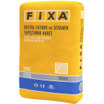 Fixa Yapı Kimyasalları - Fixa Ekstra Fayans ve Seramik Yapıştırma Harcı C1Te Fixa Yapı Kimyasalları - Fixa Ekstra Fayans ve Seramik Yapıştırma Harcı C1Te