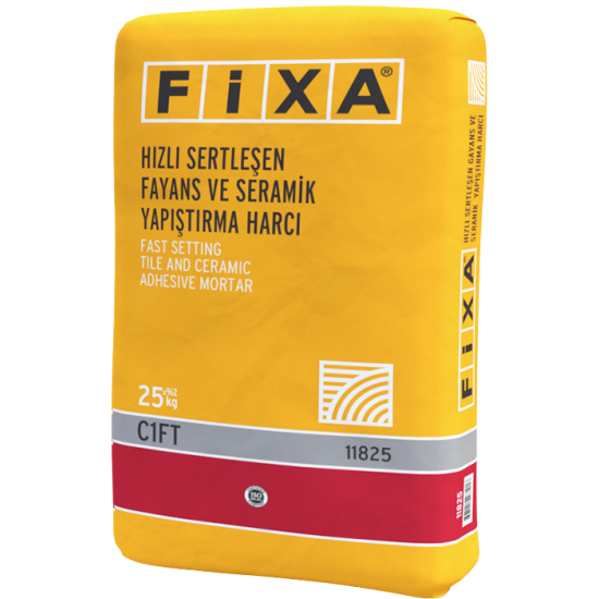 Fixa Yapı Kimyasalları - Fixa Hızlı Sertleşen Fayans ve Seramik Yapıştırma Harcı C1Ft