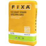Fixa Yapı Kimyasalları - Fixa Flex Granit Seramik Yapıştırma Harcı C2TE (Beyaz)