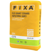 Fixa Yapı Kimyasalları - Fixa Flex Granit Seramik Yapıştırma Harcı C2TE (Beyaz)