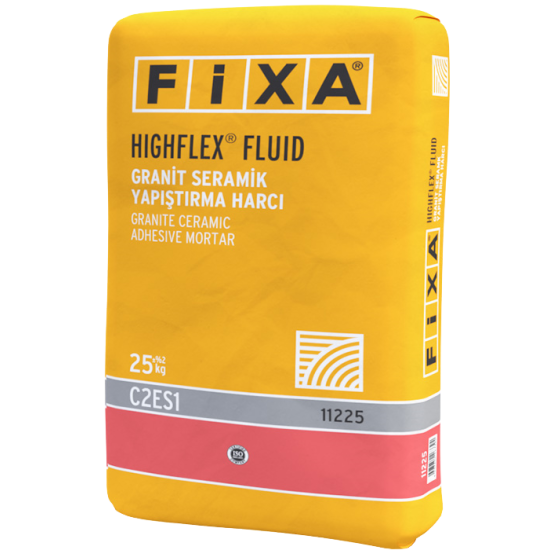 Fixa Yapı Kimyasalları - Hıghflex Fluıd Granit Seramik Yapıştırma Harcı C2ES1