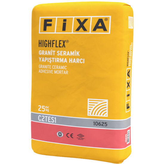 Fixa Yapı Kimyasalları - Hıghflex Granit Seramik Yapıştırma Harcı C2TES1