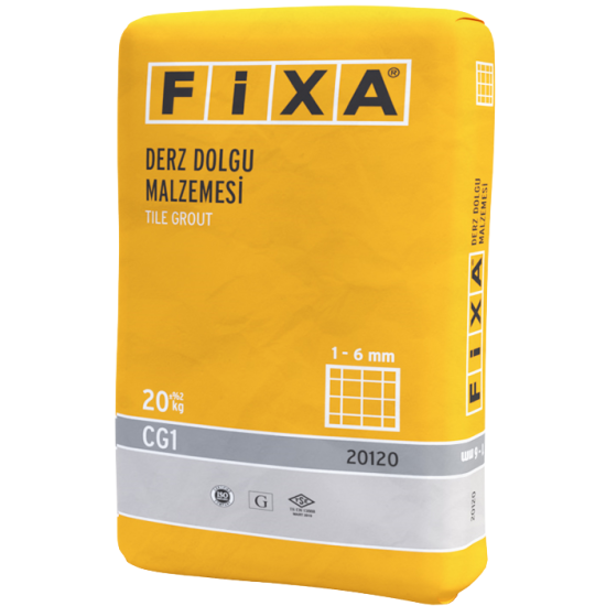 Fixa Yapı Kimyasalları - Fixa Derz Dolgu Malzemesi (1-6 mm) CG1